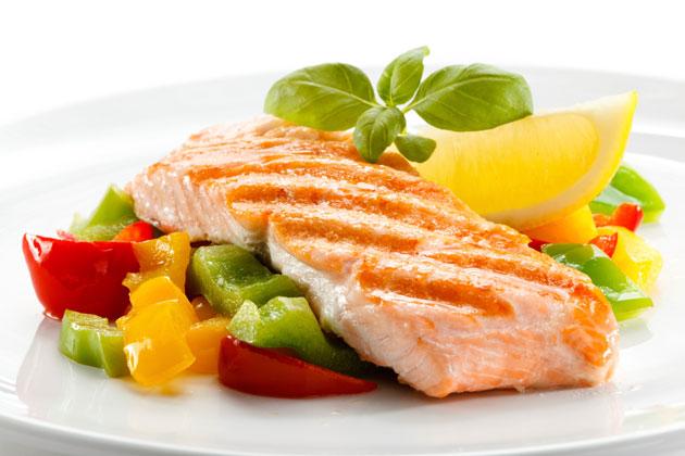 Salmon and other seafood contain Omega 3 Fatty Acids
